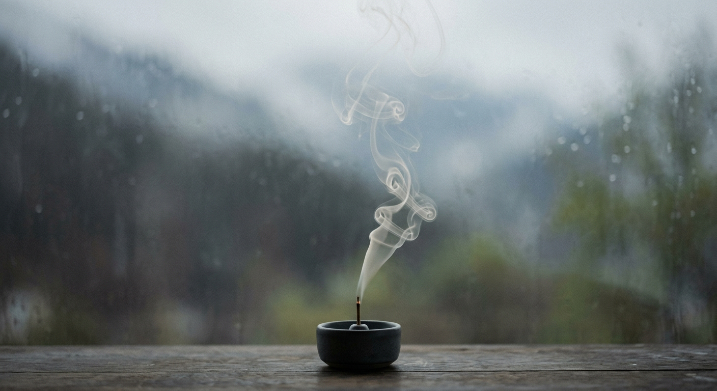 Contact us — incense and quiet atmosphere